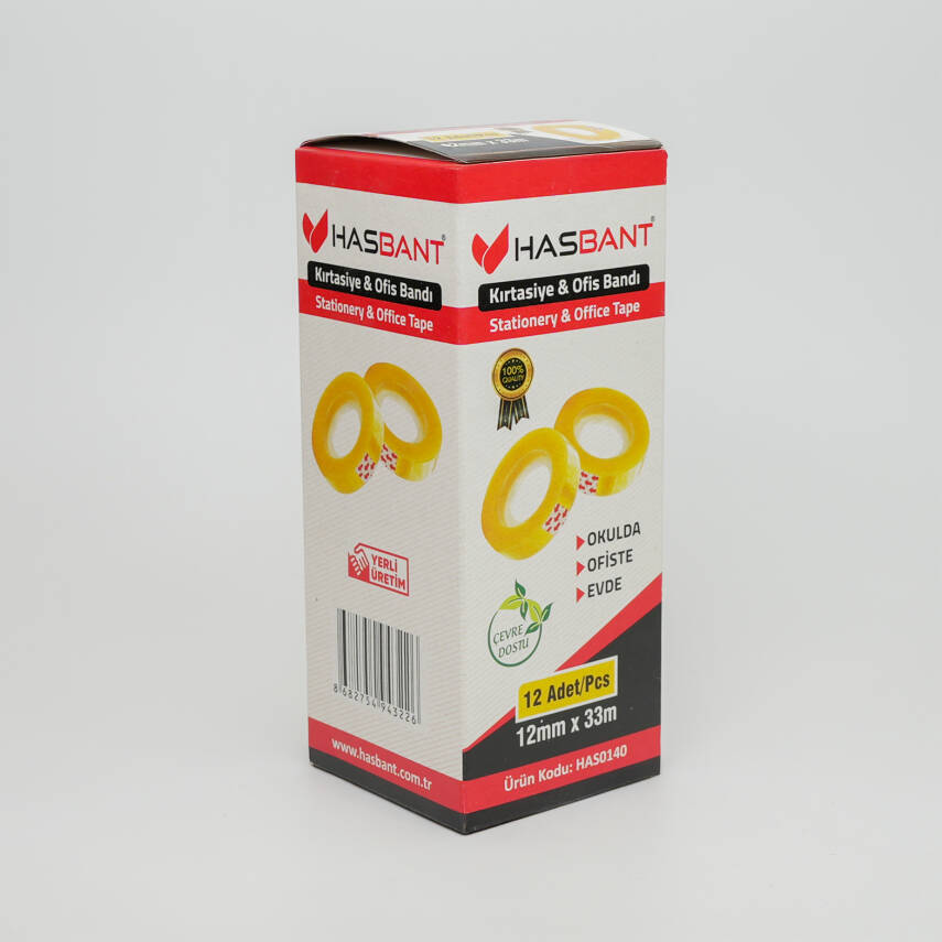 HAS BANT 12MMX33M KIRTASİYE & OFİS BANDI - 2