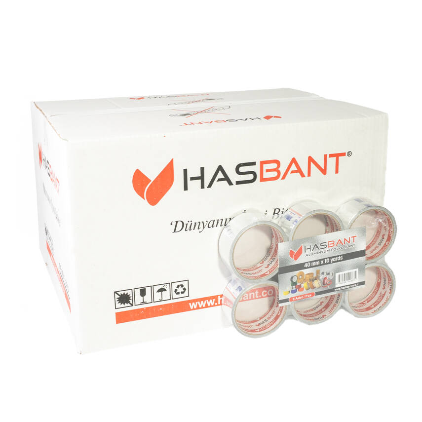 HAS BANT 40MMX10YARDS ALÜMİNYUM FOLYO BANT - 2
