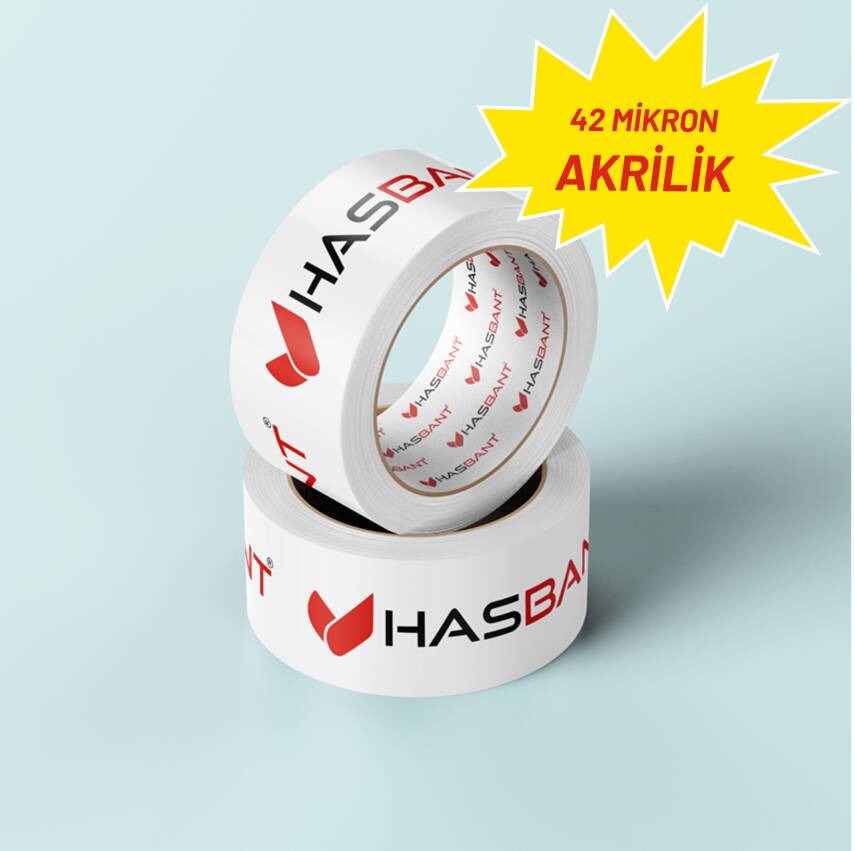 800M - AKRİLİK - ENDÜSTRİYEL BASKILI KOLİ BANDI - 5