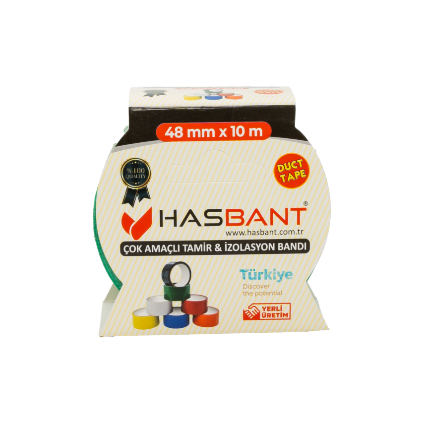 HAS BANT 48MMx10M ÇOK AMAÇLI TAMİR BANDI - YEŞİL - 3