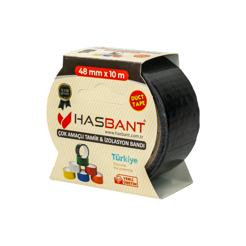HAS BANT 48MMx10M ÇOK AMAÇLI TAMİR BANDI - SİYAH - 4