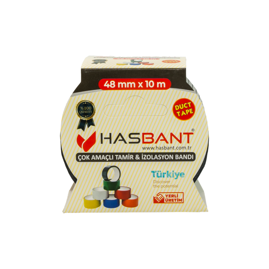 HAS BANT 48MMx10M ÇOK AMAÇLI TAMİR BANDI - SİYAH - 3