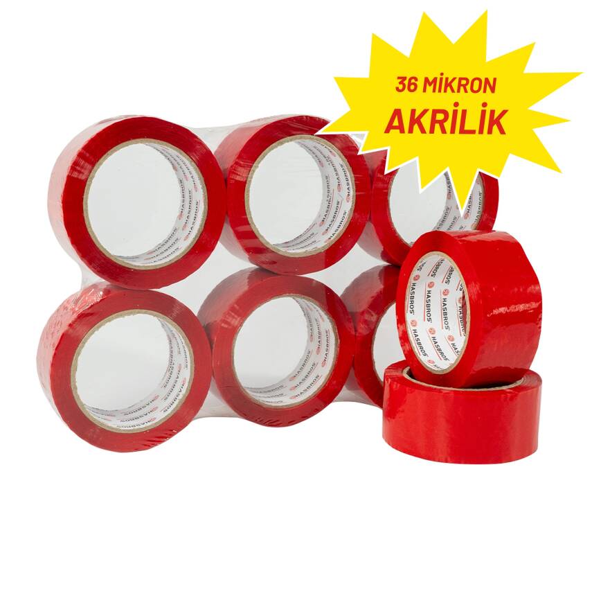 HASBROS 45MMx100M KIRMIZI KOLİ BANDI - 1