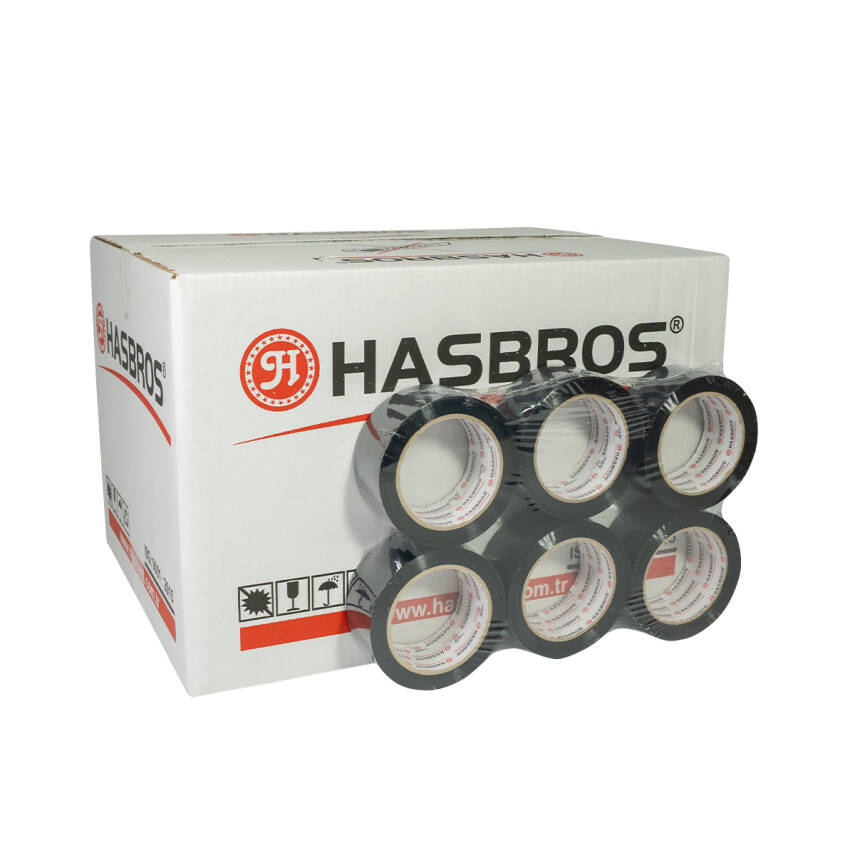 HASBROS 45MMx100M SİYAH KOLİ BANDI - 2