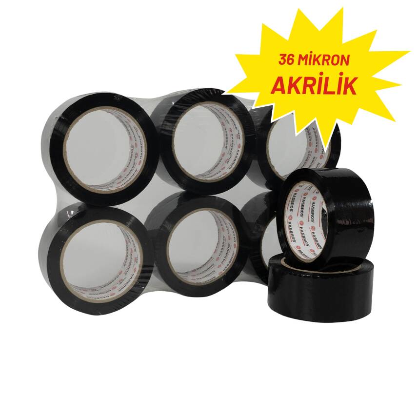 HASBROS 45MMx100M SİYAH KOLİ BANDI - 1
